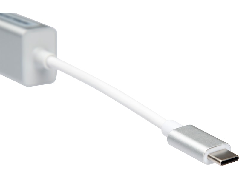 USB-C til 3xUSB-A Adapter 0,3m (hvit) USB-kabler