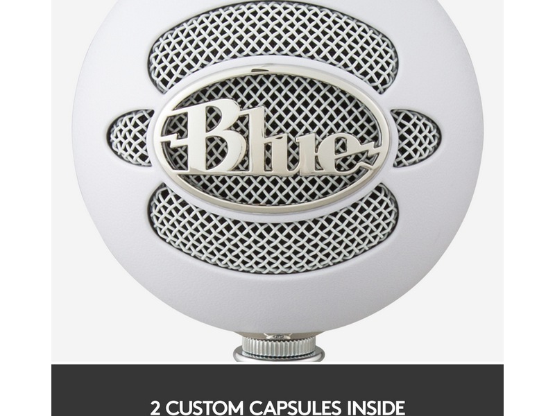 Blue Snowball Mikrofon White Mikrofon