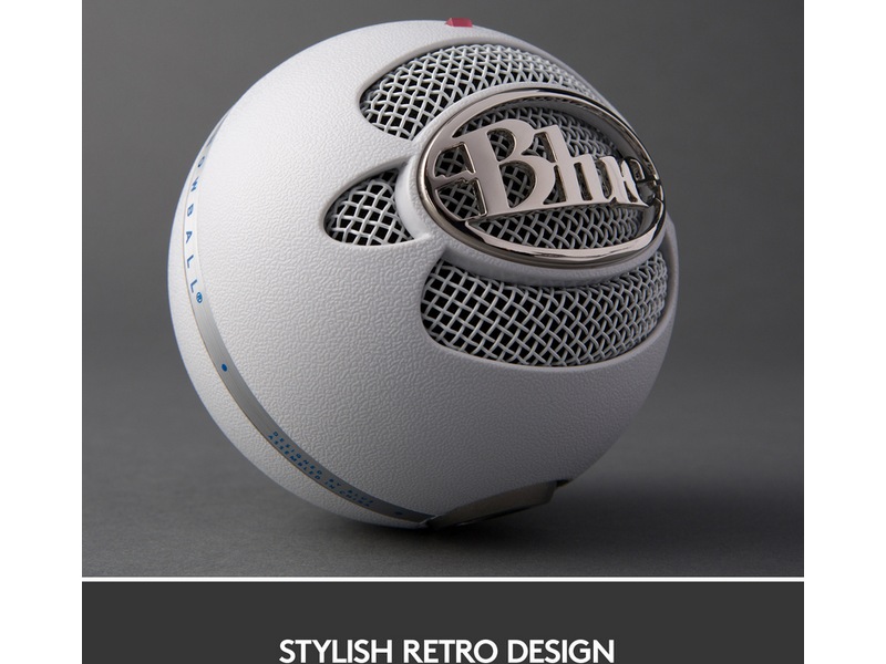 Blue Snowball Mikrofon White Mikrofon