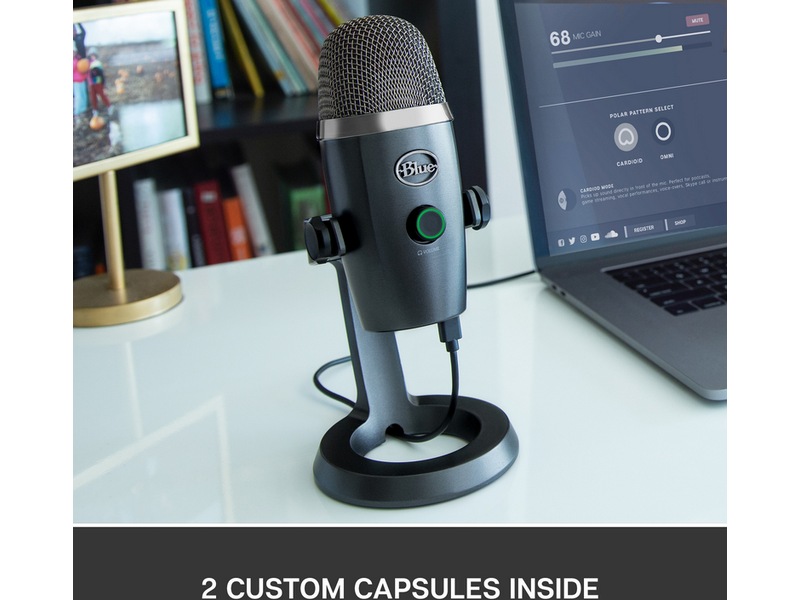 Blue Yeti Nano Mikrofon Shadow Grey Mikrofon