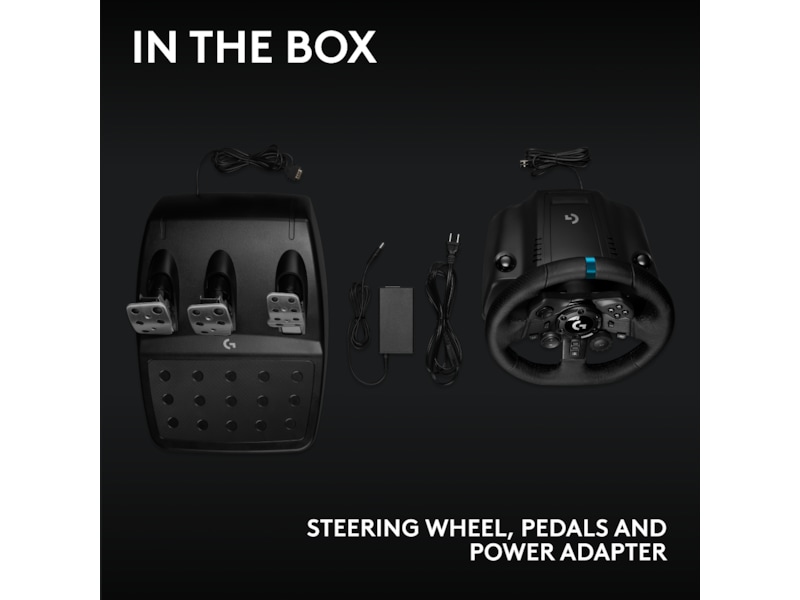 Logitech G923 Driving Force Racing PS4/PS5/PC Ratt og pedaler