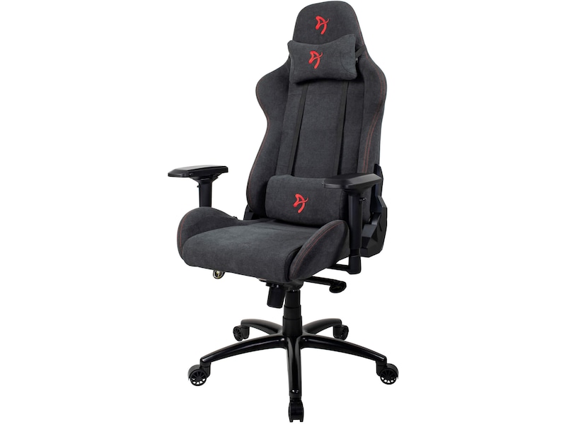 Arozzi Verona Signature Soft Fabric gamingstol rød logo Gamingstoler