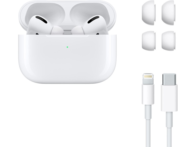 AirPods Pro trådløse ørepropper, In-Ear (hvit) - Hodetelefoner - Komplett.no