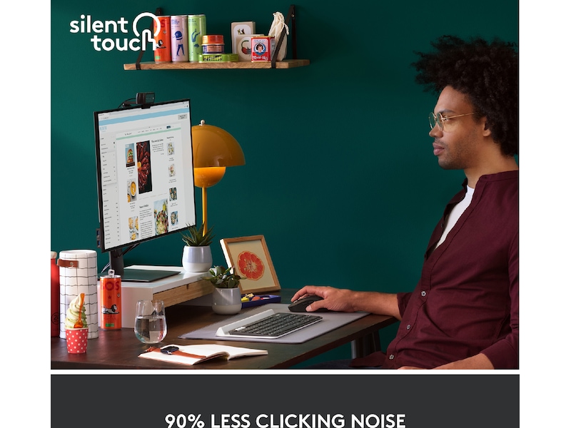 Logitech Signature M650 Large trådløs mus Grafittgrå Mus