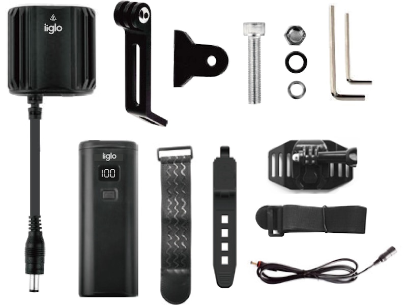 iiglo sykkel og hodelykt 1600 lumen Hodelykter & lommelykter