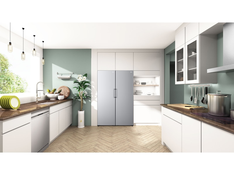 LG GLT51PZGSZ Kjøleskap (stål) + Fryseskap Kjøleskap