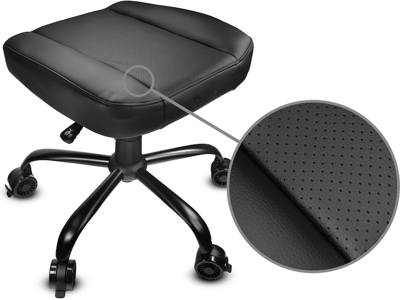 Svive Telesto fotskammel (sort) -B-Grade Demo gaming