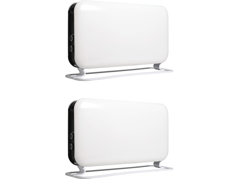 Mill Instant gulvovn 2000W Mec (hvit) 2-pack Frittstående varmeovner