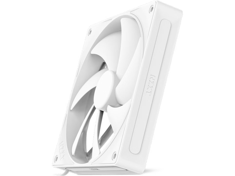 NZXT F140P Static Pressure Vifte (hvit) Vifter