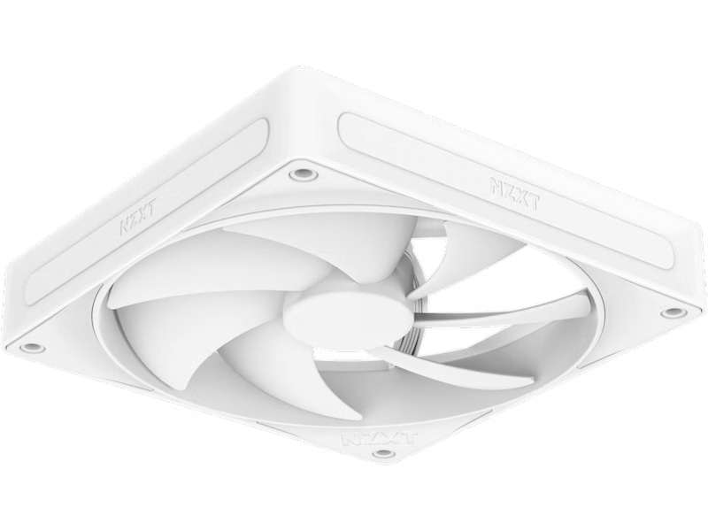 NZXT F140P Static Pressure Vifte (hvit) Vifter
