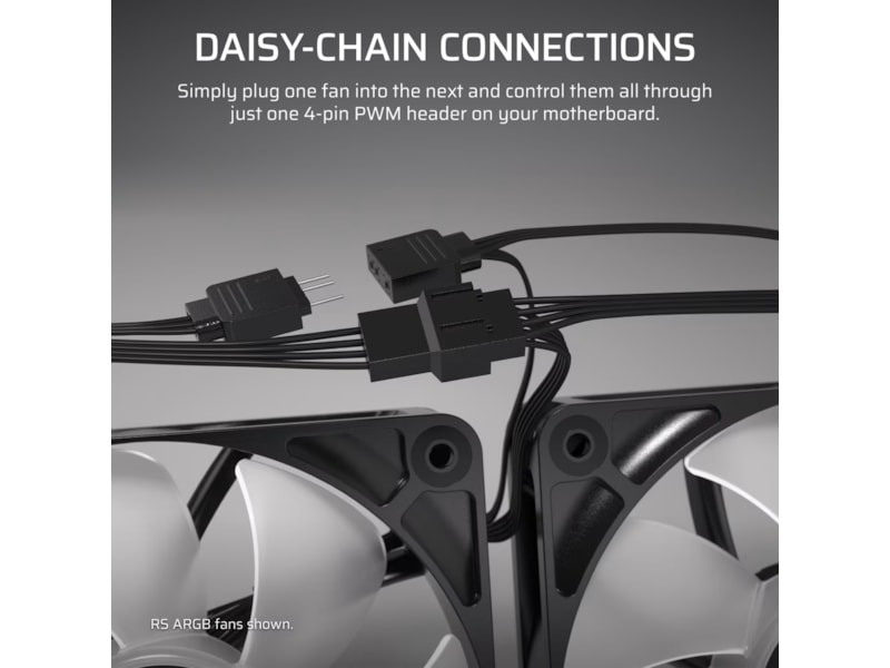 Corsair RS140 Vifte 2pk (sort) Vifter