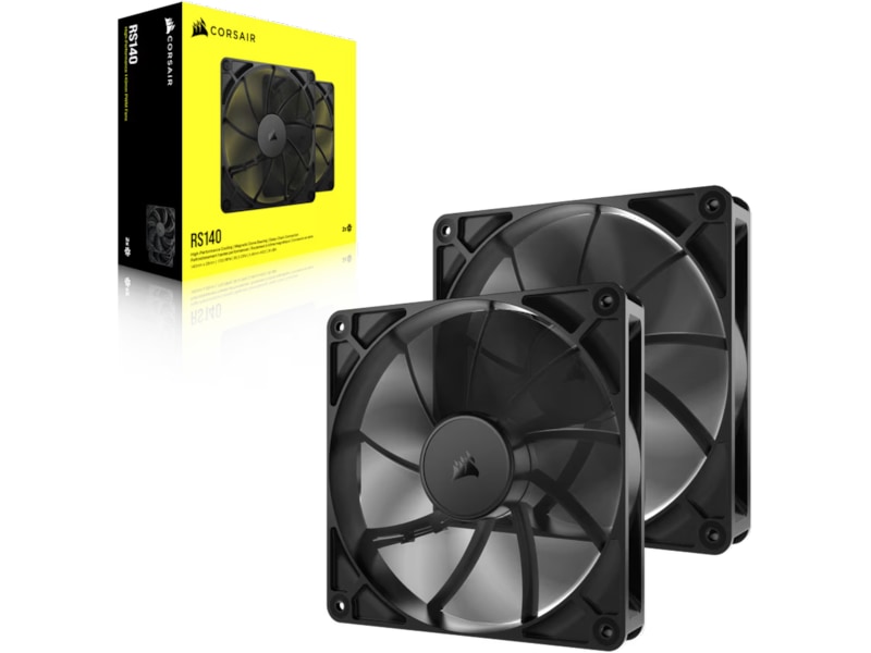 Corsair RS140 Vifte 2pk (sort) Vifter