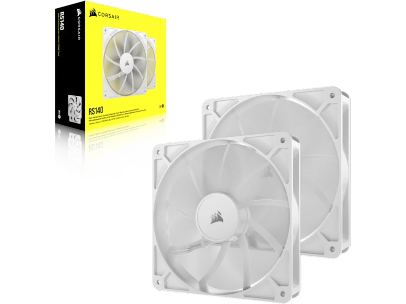 Corsair RS140 Vifte 2pk (hvit) Vifter