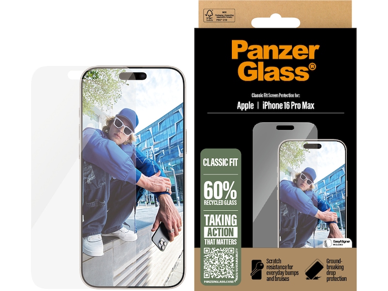 PanzerGlass iPhone 16 Pro Max skjermbeskytter Skjermbeskytter