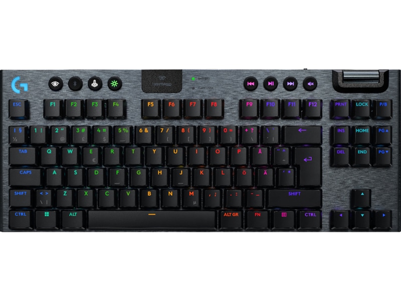 Logitech G915 X Lightspeed TKL Trådløst Gamingtastatur (sort) Gamingtastatur