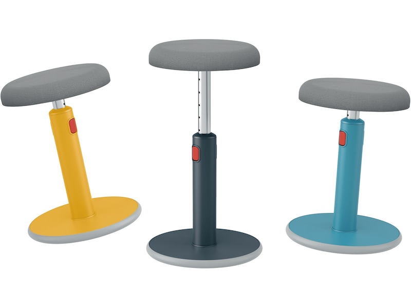 Leitz Ergo Cosy Active Sit Stand Balansestol (grå) Kontorstoler