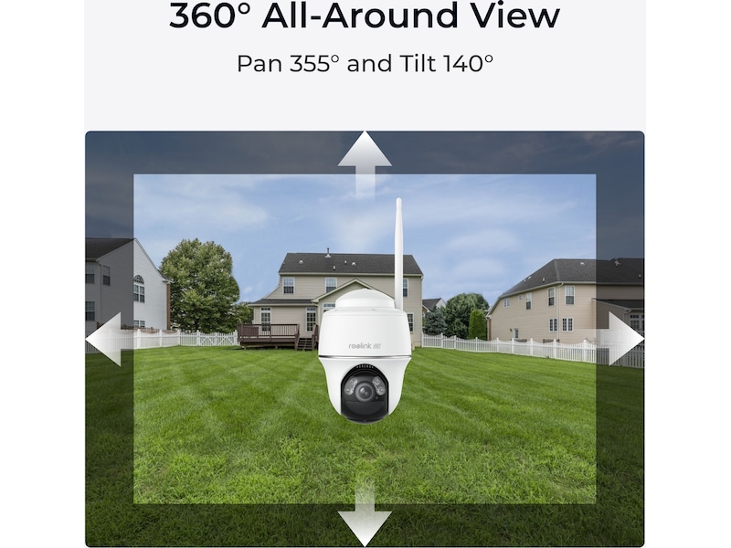 Reolink Argus PT Ultra 4K trådløst utendørs overvåkningskamera Overvåkningskameraer