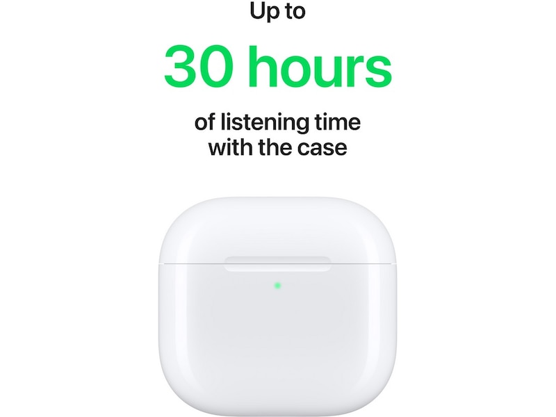 Apple AirPods 4 trådløse ørepropper, In-Ear (hvit) -B-Grade Demo annet i lyd & bilde