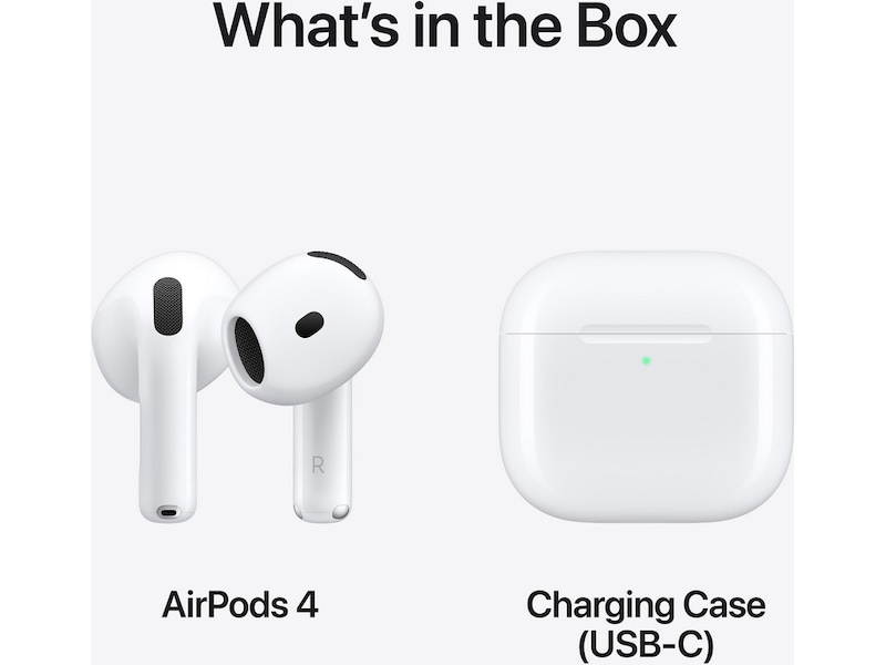 Apple AirPods 4 trådløse ørepropper, In-Ear (hvit) -B-Grade Demo annet i lyd & bilde