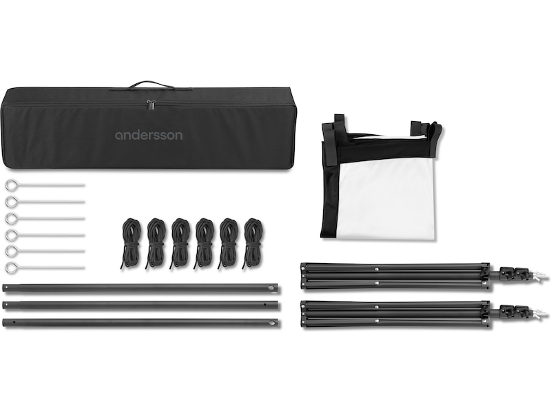 Andersson Portabel tripod projektorlerret 96" Projektorlerret