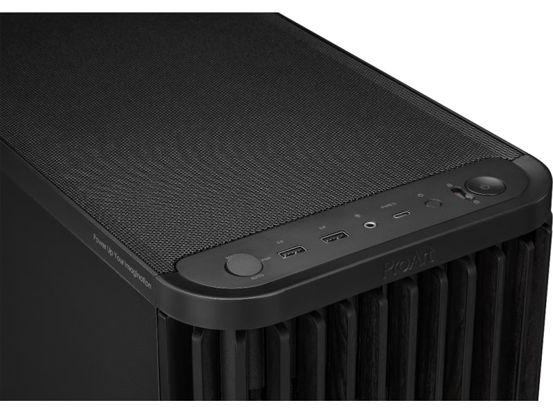 Asus Proart PA401 Wood Metal PWM Mid Tower (sort) Midi tower