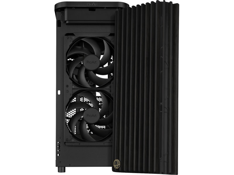 Asus Proart PA401 Wood Metal PWM Mid Tower (sort) Midi tower