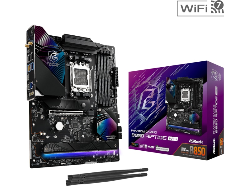 ASRock B850 Riptide WiFi Hovedkort AMD Socket