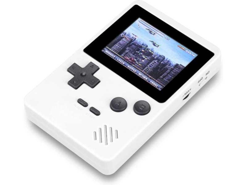 Gaming Tech CT-885 8-bit portabel spillkonsoll (hvit) Håndholdte spillkonsoller