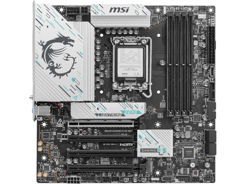 MSI B860M GAMING PLUS WIFI Hovedkort Intel Socket