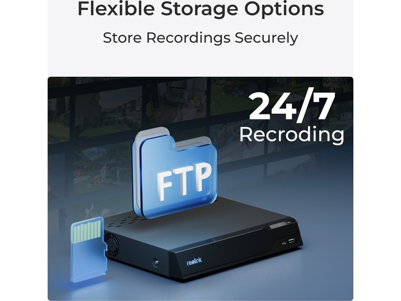 Reolink W320 WiFi Utendørs overvåkningskamera -B-Grade Demo hjem & fritid