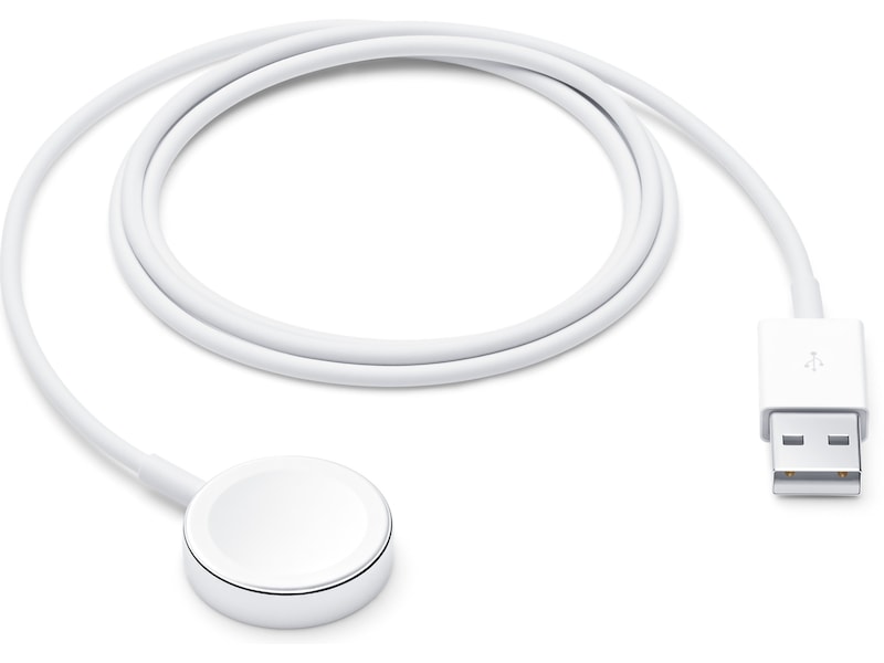 Apple Watch Magnetisk ladekabel 1m (hvit) Lader