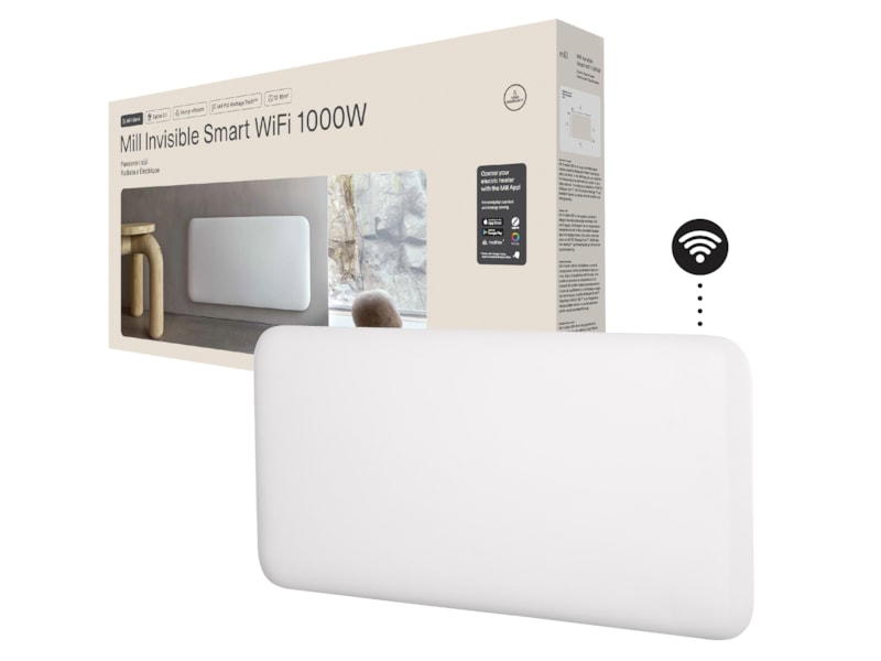 Mill Invisible Smart WiFi Gen 4 panelovn 1000W Panelovner