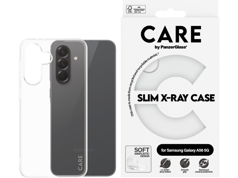 PanzerGlass CARE Galaxy A56 5G Fashion silikondeksel (gjennomsiktig) Mobildeksel