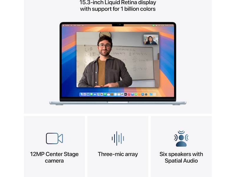 MacBook Air 15" M4 (2025) 256GB (himmelblå) PC - Bærbar / laptop