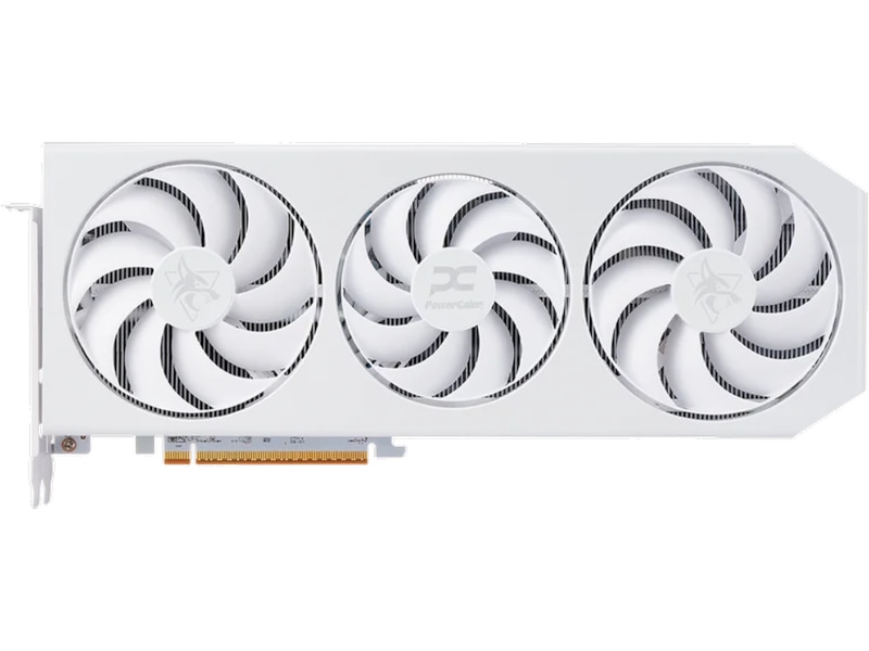 PowerColor Hellhound Spectral AMD Radeon RX 9070 XT (hvit) Skjermkort