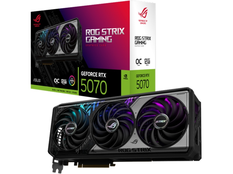 Asus ROG Strix GeForce RTX 5070 OC Skjermkort