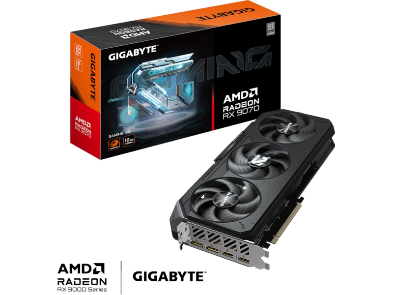 Gigabyte Radeon RX 9070 Gaming Skjermkort