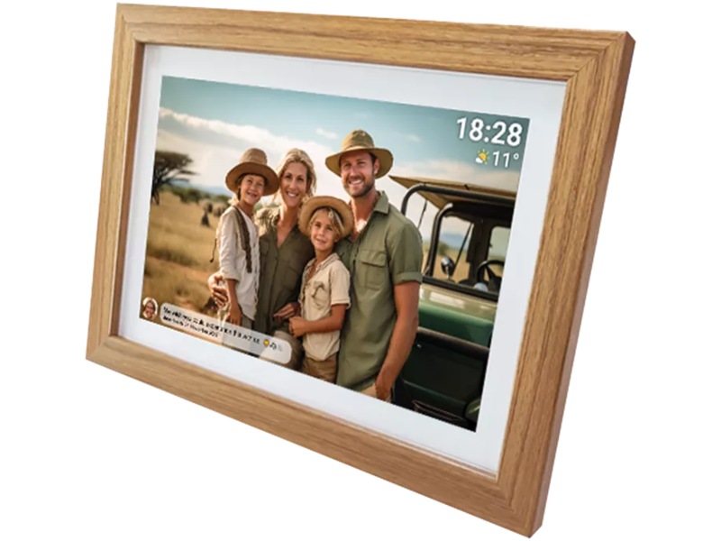 Denver PFF-1042LW 10,1" digital fotoramme (lys eik) TV-ramme & tilbehør