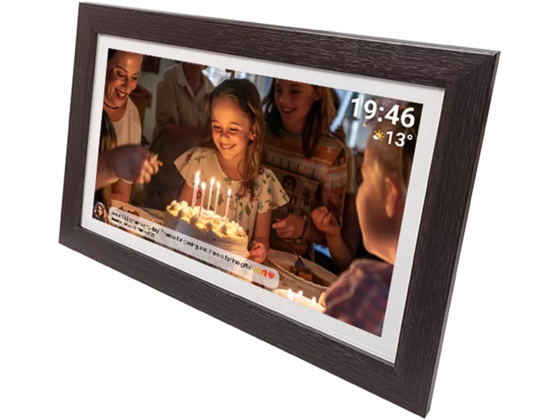 Denver PFF-1543DW 15,6" digital fotoramme (mørk eik) TV-ramme & tilbehør