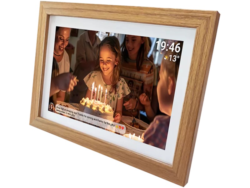 Denver PFF-1543LW 15,6" digital fotoramme (lys eik) TV-ramme & tilbehør