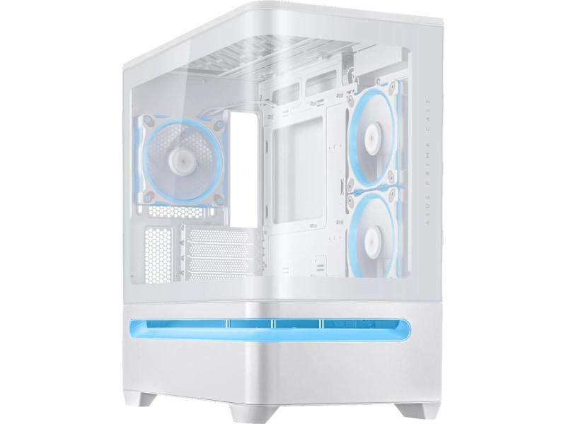 Asus PRIME AP202 TG ARGB mATX Tower (hvit) Mini/Micro/Nano tower