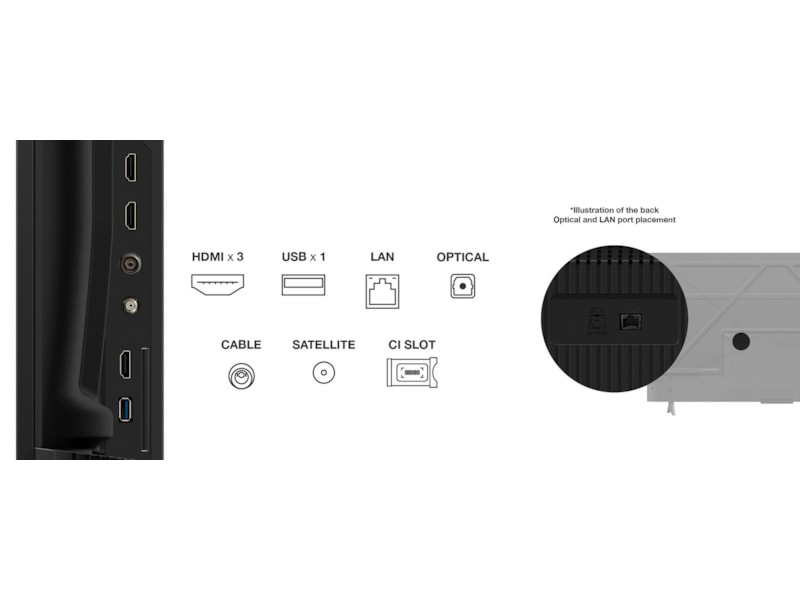 TCL 50" V6C 4K LED Google TV 50 - 59 tommer TV