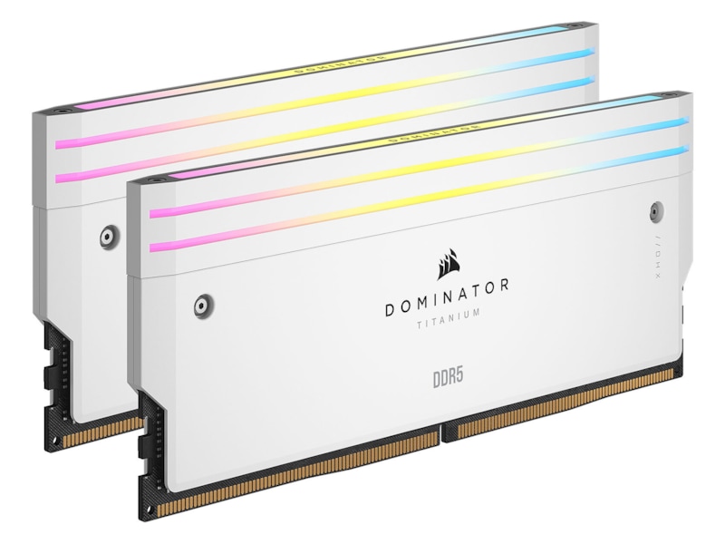 Corsair Dominator Titanium RGB DDR5 6000MHz 64GB (hvit) Minnebrikker