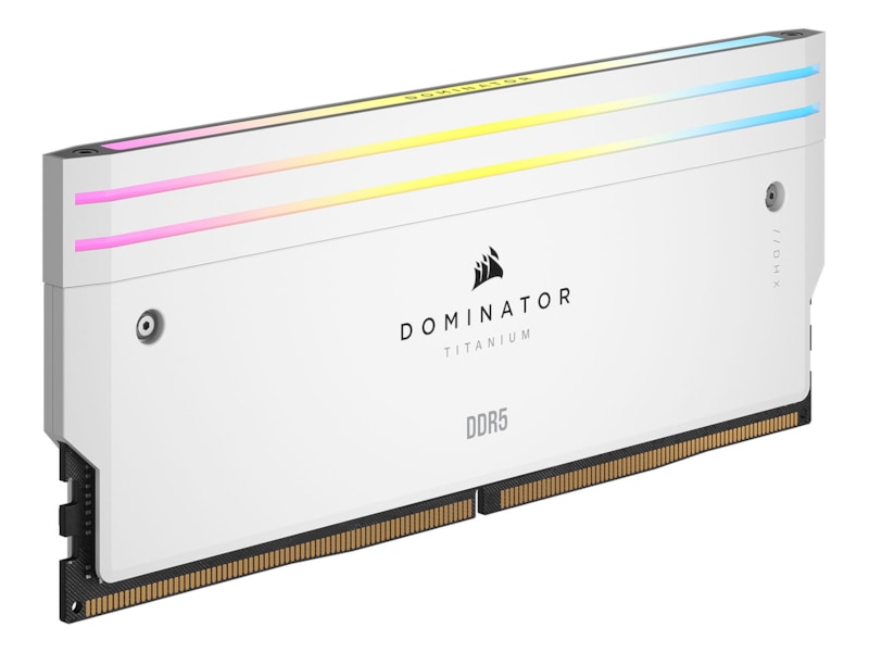 Corsair Dominator Titanium RGB DDR5 6000MHz 64GB (hvit) Minnebrikker