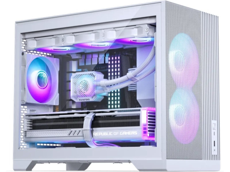 Phanteks XT M3 mATX Tower (hvit) Mini/Micro/Nano tower