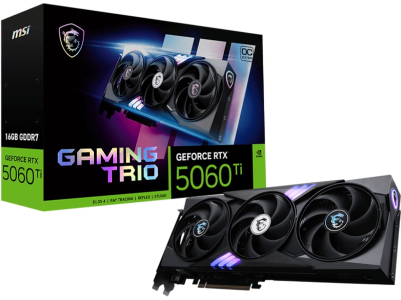 MSI GeForce RTX 5060 Ti Gaming Trio OC Skjermkort