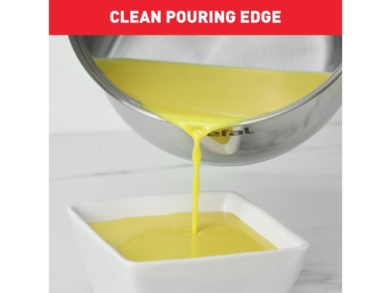 Tefal Intuition 7-delers grytesett i ubelagt rustfritt stål B864S734 Tilbehør til stekeovn og komfyrer