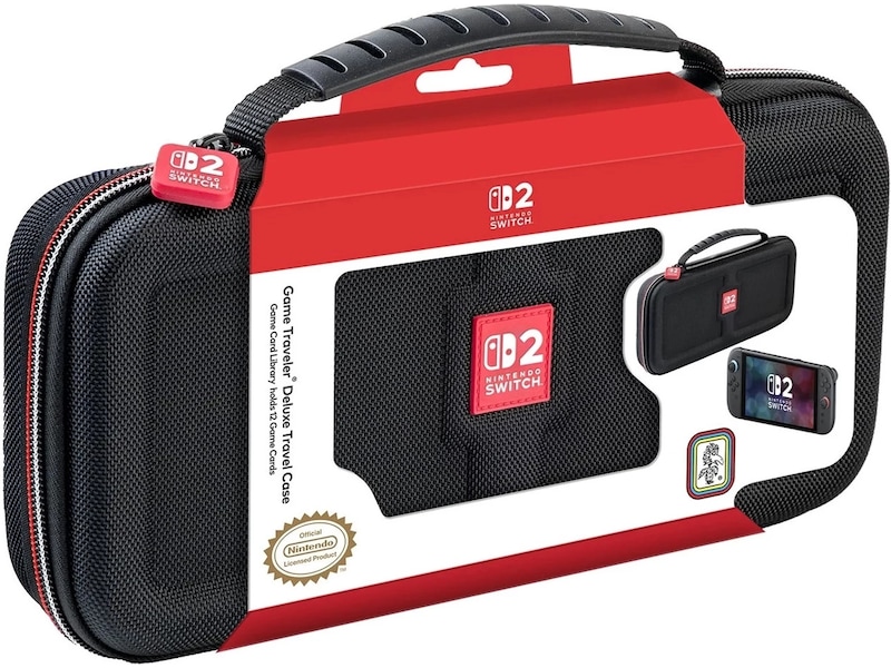 Nintendo Switch 2 Deluxe Travel Case (sort) Tilbehør til spillkonsoller