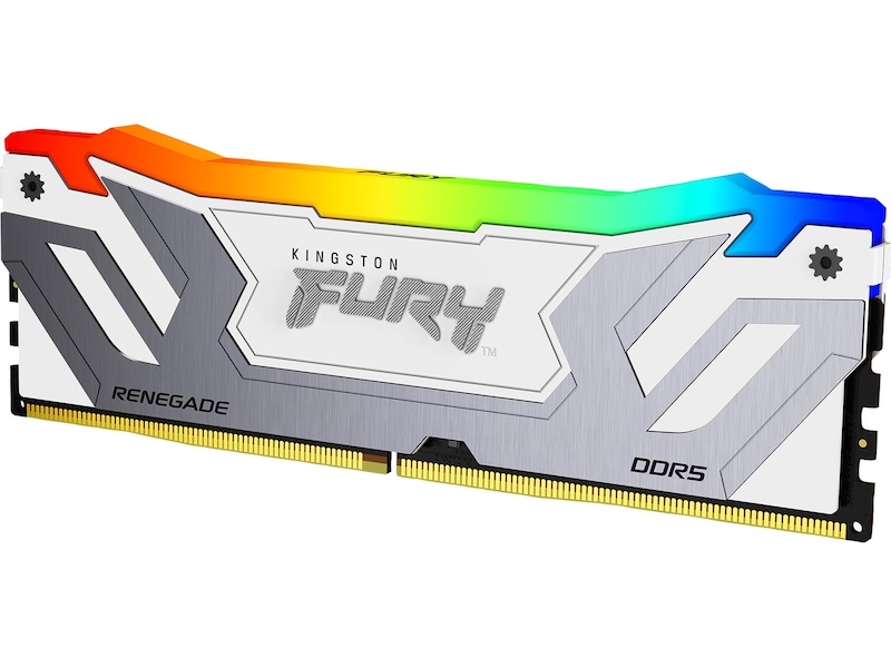 Kingston FURY Renegade DDR5 RGB 8400MHz 24GB (hvit) Minnebrikker