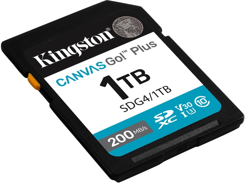 Kingston Canvas Go! Plus SDXC 1TB Minnekort til foto & video